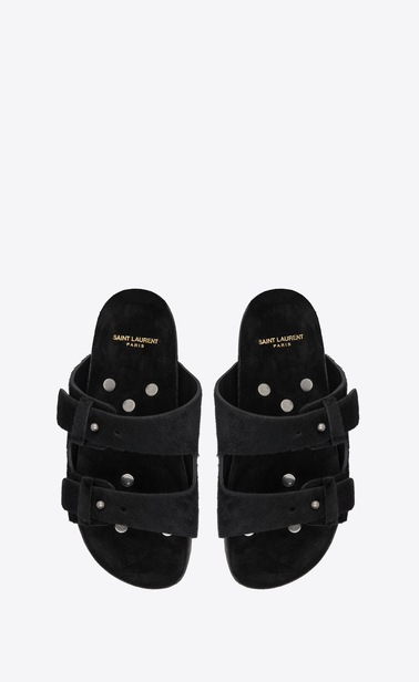 JIMMY Sandals in ponyskin-effect calfskin